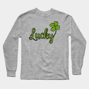 Luck of the Irish Clover Long Sleeve T-Shirt